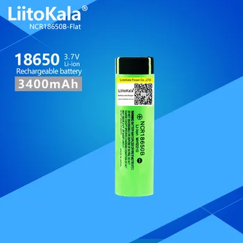 1 БР. LiitoKala 3,7 На 3400 mah 18650 литиево-йонна Батерия NCR18650B Освобождаване от отговорност 20A Акумулаторна Батерия За фенерче фенерчето на батерията