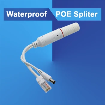 10 Бр. POE Spliter Waterprrof С Видео Балуном + захранващ Адаптер Модул за Хранене Инжектор 48 до 12 В за Удължител IP Камери