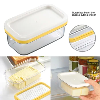 2 в 1 Маслорезка Saver Keeper Калъф Контейнер за съхранение на Масло, с капак Кутия за съхранение на сирене Кутия за съхранение на прясно масло