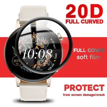 20D Защитно Фолио За Huawei Watch GT 3 GT3 2 42 мм и 46 мм, 3 Pro Смарт Часовници е Мек Защитен екран Аксесоари (Без стъкло)