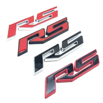 3D Метален Автомобилен Стайлинг За Rs Логото на Емблемата на Задния Багажник Стикер За Chevrolet Aveo, Cruze Malibu Captiva Lacetti Camaro Sail Trax