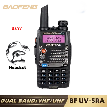 BAOFENG UV-5RA Преносима Радиостанция Двухдиапазонная Двустранно Радиостанция bf uv 5RA Аматьорски за Лов VHF/UHF Любителски Радио FM Радио