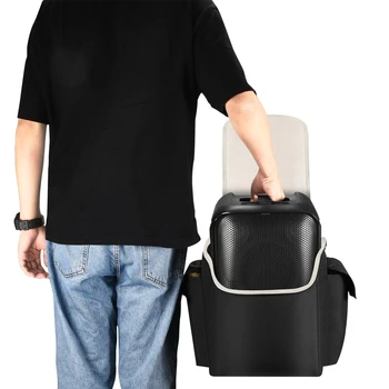 D0UA Преносима Чанта за съхранение на Високоговорители, Лека Пътна Чанта за носене, устойчив на абразия, Съвместим с Partybox Encore Essential