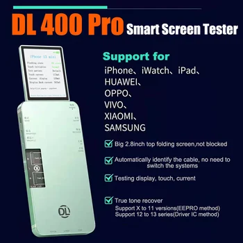 DL400Pro Интелигентен Тестер Сензорен Екран Тестване на Истинския Тон за Ремонт на iPhone, Samsung, Huawei iWatch iPad Xiaomi OPPO Vivo Инструменти
