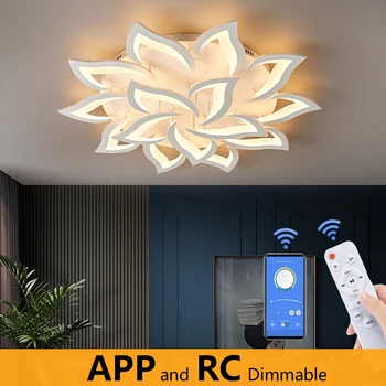 LED таван полилей тавана лампа за спални, лампа за дневна, смарт приложение, дистанционно управление, лампа, осветление, директни продажби с фабрика