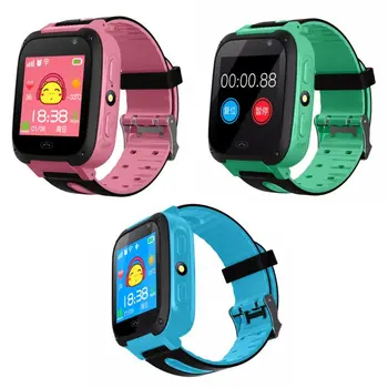 S4 Водоустойчив Смарт Часовник със Сензорен Екран, Ръчен, Анти-изгубени, SOS, Определени Повикване, Умни Часовници с GPS-Локатором, Тракер, Детски Подаръци