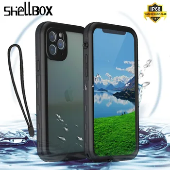 Shellbox Водоустойчив Калъф за iPhone 14 13 12 11 Pro Max Калъф за Плуване за iPhone XS MAX XR 8 7 устойчив на удари Силиконов Калъф Открит