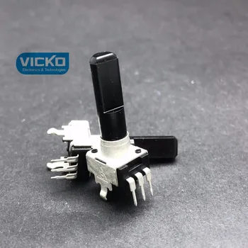 [VK] A103 RK09 единичен вертикален A10K със стъпка регулатор на силата на звука половинный потенциометър дължина дръжки 23 мм ключ