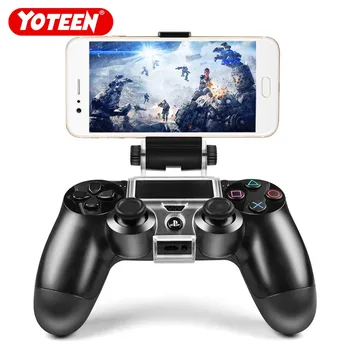 Yoteen Аксесоари за Sony PlayStation 4 PS4 Смартфон Клип Скоба за Монтиране на Поставка Скоба Телефон Клип Титуляр за Dualshock 4