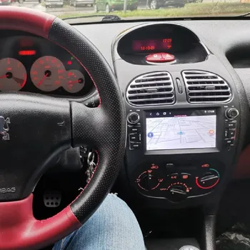 Авто Мултимедиен плеър с Android 10 За Peugeot 206 CC 2000-2016 GPS Стерео Авто Радио Главното Устройство IPS Екран