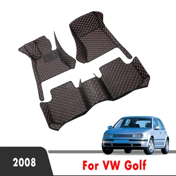 Автомобилни Постелки За Голф 5 MK5 2008 2007 2006 2005 2004 Килими Подложки За Краката Потребителски Аксесоари Вътрешни Стелки За Volkswagen vw