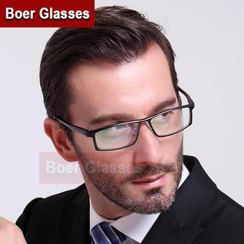 Алуминиеви Очила Мъжки Рамки за Очила с пълна рамки на Очила за късогледство Оптични Рамки за очила по рецепта 262 (56-16-142)