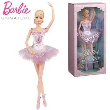 Барби Pink Label Балетные пожелания за Теб, Малката Балерина Събирането на 2015 г., Кукла-Балерина с Лавандовой Тюлевой набор за момичета, Играчка CGK90