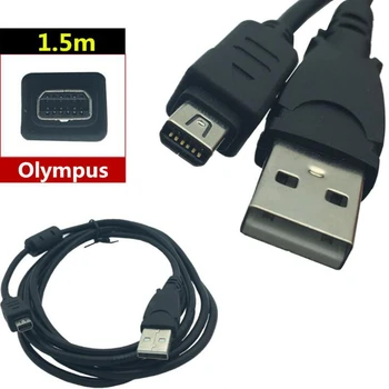 Важи за дигитален фотоапарат Olympus USB кабел за пренос на данни на CB-USB5/CB-USB6 12P USB 12pin E330 E-410, E-510 E520 U790 U800 FE120 FE130