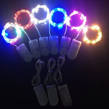 Водоустойчив Страхотна Светлина Меден Проводник Led гирлянди, работещи На Батерии 1 М 10LED Венец Коледна Сватба Парти Украса Лампа