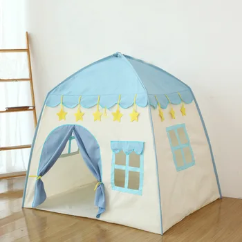 Детска Палатка Замък Голям Вигвам Палатка за Деца Преносим Игралната Къщичка Детска Палатка за Къмпинг Подаръци на закрито и на Открито