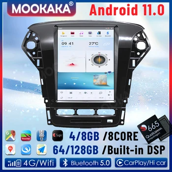 За Ford Mondeo MK4 2011-2013 Android 11,0 8G + 128 Г Автомобилен Мултимедиен Плейър GPS Навигация, Радио Аудио Стерео Главното устройство DSP Carplay
