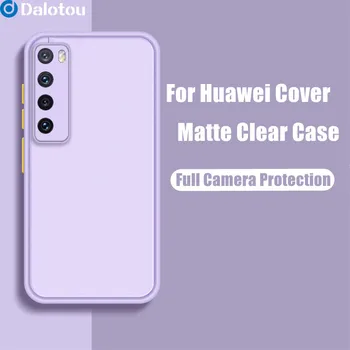 За Huawei P40 Lite P30 P20 Pro Y9 У 7 Y6 2019 Honor 20 30 8X 9X Капитан 40 30 20 P Smart 2021 Z Луксозен устойчив на удари Матов Калъф