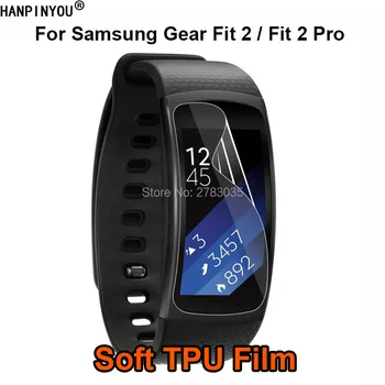 За Samsung Gear Fit 2/Fit2 Pro Smart Band Гривна SmartWatch Мека Защитно фолио от TPU (не закалено стъкло)