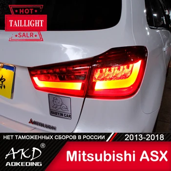 За Кола на Mitsubishi ASX Задна Светлина 2011-2018 Led Фарове за мъгла Дневни Ходова Светлини DRL Тунинг Аксесоари за Автомобили ASX RVR Задни Светлини