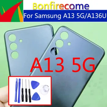 Замяна За Samsung Galaxy A13 5G A136 SM-A136U Корпус делото Калъф Задния Капак на Отделението за батерията Корпус на шаси