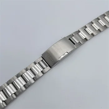 Каишка за часовник Lederband от неръждаема стомана, 20/22 мм, Сгъваема Метална Каишка за часовник с Катарама