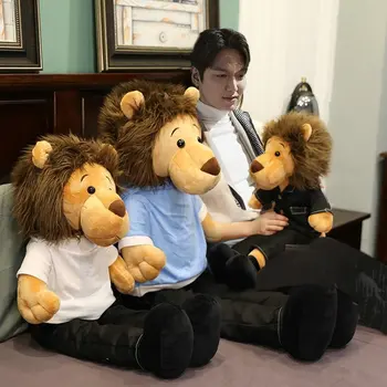 Корея, краля-ТВ Миноми лъв Ли Минхо Идол е Кукла играчка лъв от същия тип Миноми лъв Меко окачване Кукла играчка Плюшен Любимец за нея