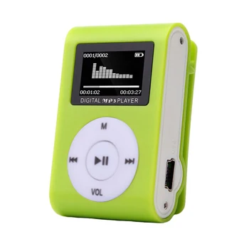 Мини MP3 плейър с LCD екран Преносими Музикални Носители, Поддържащи SD TF Карта 3,5 мм Интерфейсен Дисплей за Устройство за Пътуване