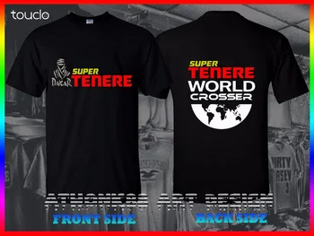 Модерна Мъжка Тениска с Къс Ръкав Super Tenere world crosser Xtz Super rally motorcycle Adventure, Лидер на Продажбите, Тениски