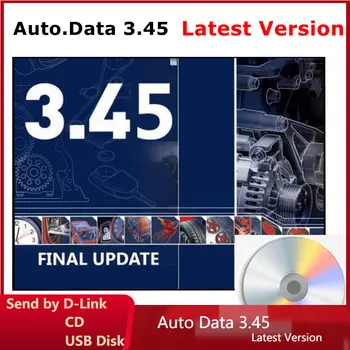 Най-новата версия на Auto данни 3.45 авто софтуер ремонт на Авто-данни 3.45 Виртуална система за лесна инсталация на актуализация на софтуер на автомобила до 2014 г.