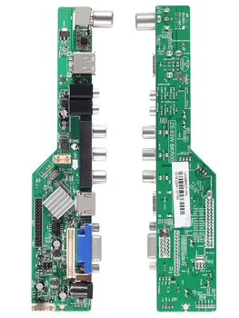 Нов 3663 DS.D3663LUA.A81 Универсален LCD ТЕЛЕВИЗОР Контролер Шофьор на Такси Цифров Сигнал DVB-C DVB-T2, DVB-T Руски USB Play Черен V53