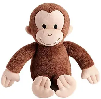 Новият Сладък Kawai Любопитният Джордж Маймуна Плюшени 38 СМ, Детски Плюшени Играчки Животни, Играчки За Деца Подаръци