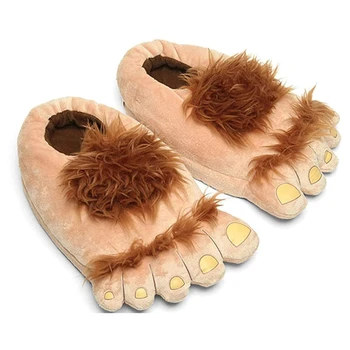Обувки Топли Плюшени Пантофи с Животни за Къщи В затворени Помещения, Хол, Спалня, Ролеви Игри, Коледен Костюм за Момичета И Момчета
