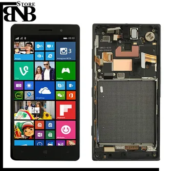 Оригинал За Nokia Lumia 830 LCD дисплей с сензорен Екран Дигитайзер в Събирането безплатна доставка