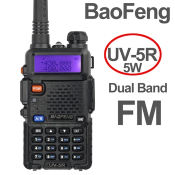 Оригиналната радио BaoFeng UV-5R двустранно cb радио обновена версия на baofeng uv5r 128CH 5 W UHF 136-174 Mhz и 400-520 Mhz