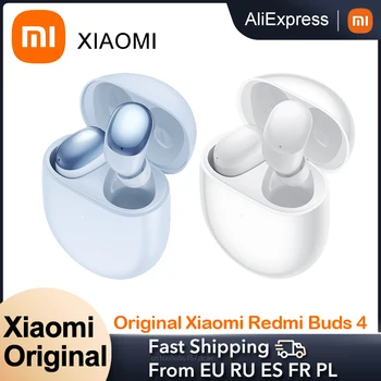 Оригинални слушалки Xiaomi Redmi Рецептори 4 TWS Bluetooth 5,2 С Активно Шумопотискане 2 Безжични Слушалки С Микрофон Водоустойчив Слушалки