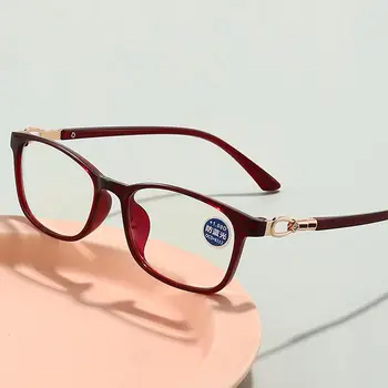 Офис Реколта Класически Очила За Четене Със Защита На Очите В Квадратна Рамка, Анти-Синя Светлина, Ультралегкие Очила