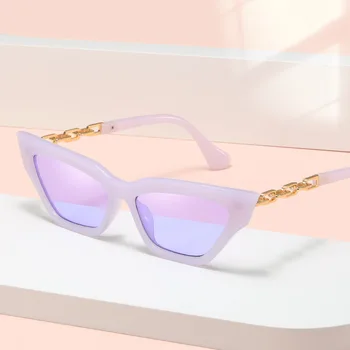 Прекрасни Дамски Слънчеви Очила С Кристалалми И Кристали Квадратни Слънчеви Очила с UV400 Огледална Метална Цветна Рамка Дизайн на Летни Слънчеви Очила