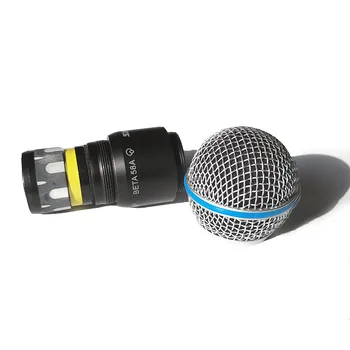 Професионален Безжичен Микрофон Капсулата в Микрофонах Преносим Микрофон Корона Капсульная Решетка за Shure BETA58 BETA58A PGX24 SLX24