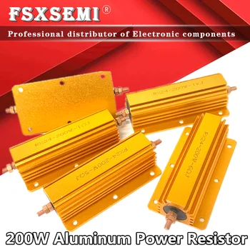 Резистор 0.1~100K Wirewound повод мивки метал сила RX24 200W алуминиев Wirewound Резистора 0.1~100K 0.33 0.5 1 2 5 6 8 10 20 50 100 120 200 300 1K 5K 10K Ома