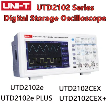 Цифров Запомнящият се Осцилоскоп UNIT UTD2102e UTD2102CEX UTD2102e плюс UTD2102CEX + Лабораторен Електронен Ремонт Тестер форма на сигнала